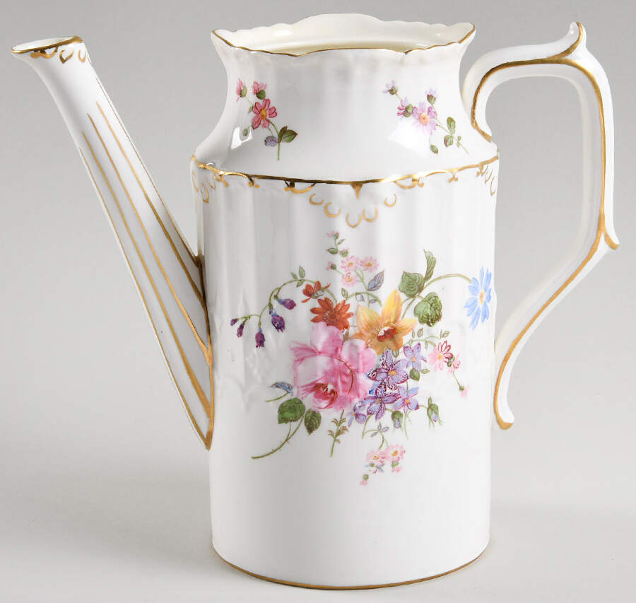 Derby Posies Coffee Pot No Lid by Royal Crown Derby-1