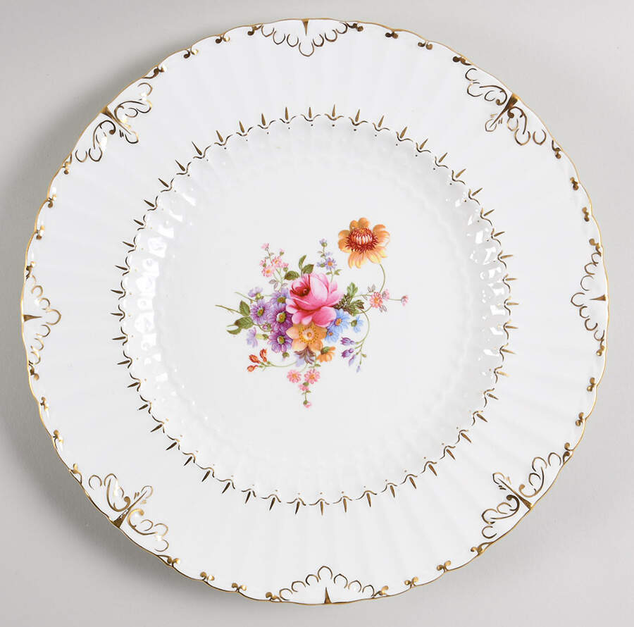 Derby Posies Chop Plate (Round Platter) by Royal Crown Derby-1