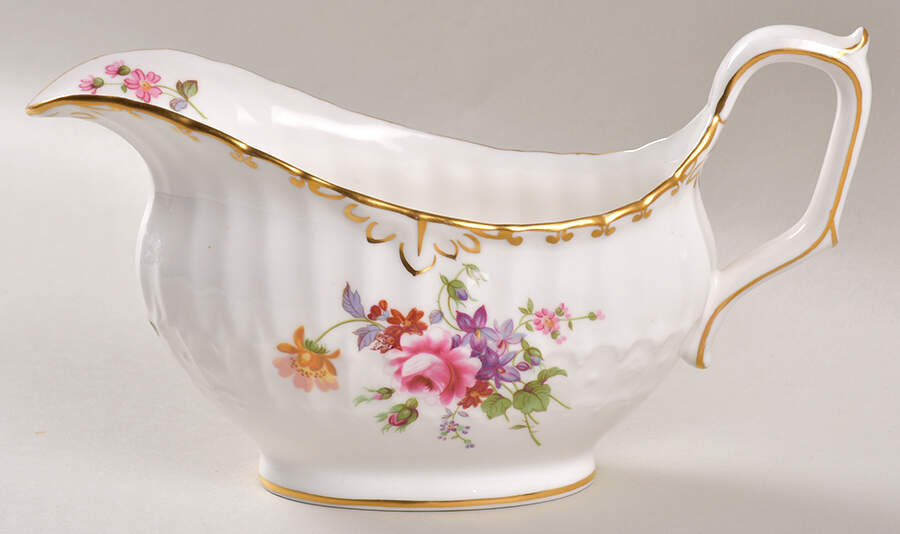 Derby Posies Gravy Boat by Royal Crown Derby-1