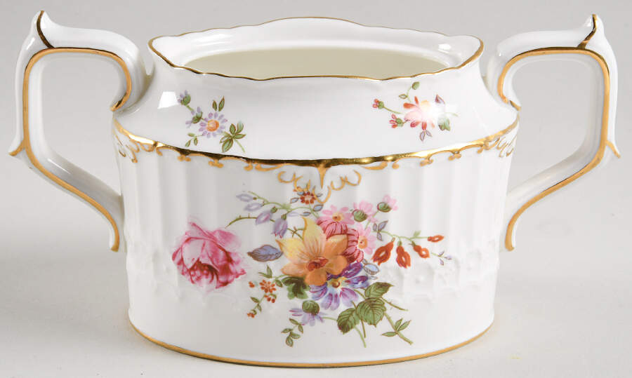 Derby Posies Sugar Bowl No Lid by Royal Crown Derby-1