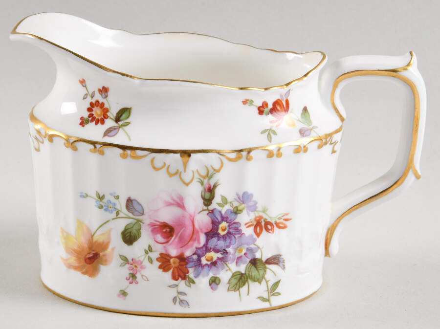Derby Posies Creamer by Royal Crown Derby-1