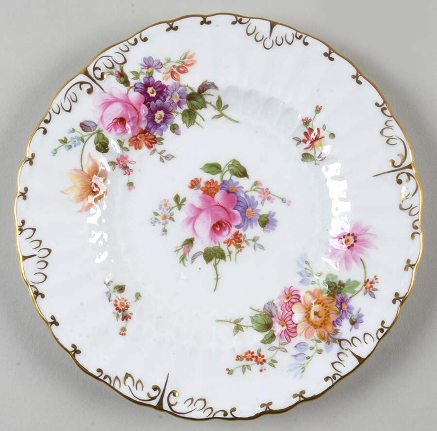 Derby Posies Bread & Butter Plate by Royal Crown Derby-1