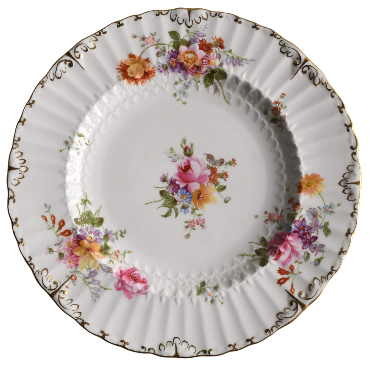 Derby Posies Salad Plate by Royal Crown Derby-1