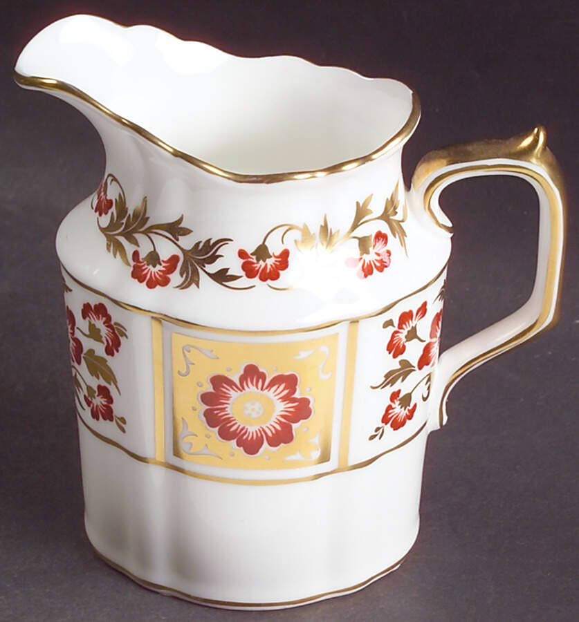 Derby Panel Red Creamer by Royal Crown Derby-1