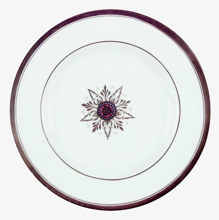Derby Star Pink Salad Plate by Royal Crown Derby-1