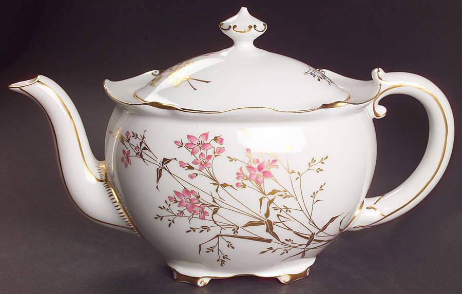 Devonshire Teapot & Lid by Royal Crown Derby-1