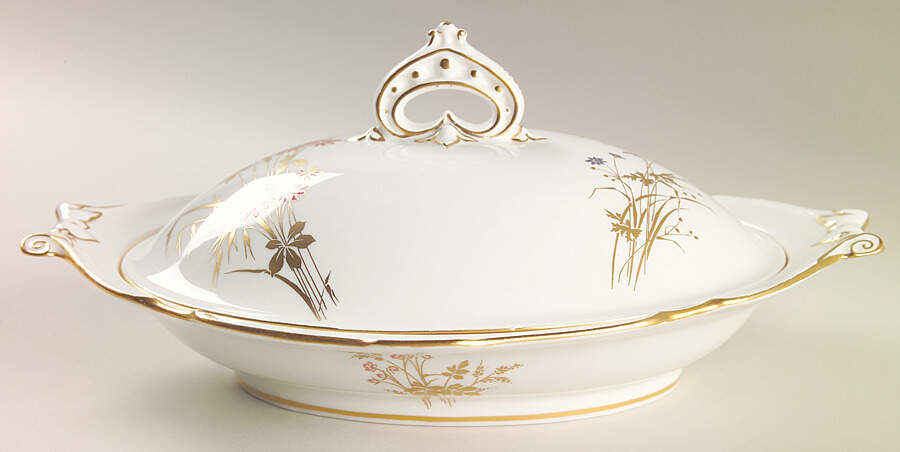 Devonshire Oval Covered Vegetable by Royal Crown Derby-1
