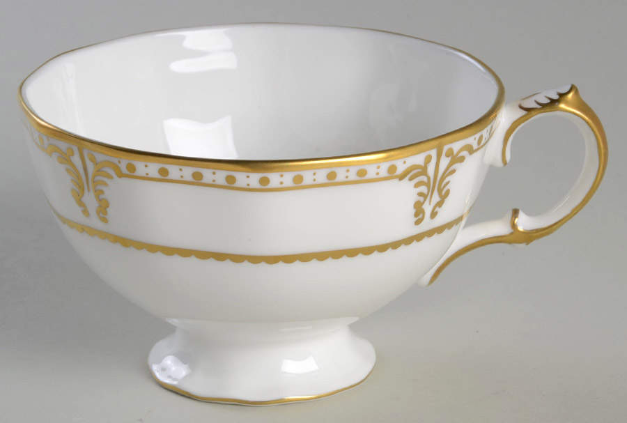 Elizabeth (Gold Trim) Footed Cup by Royal Crown Derby-1