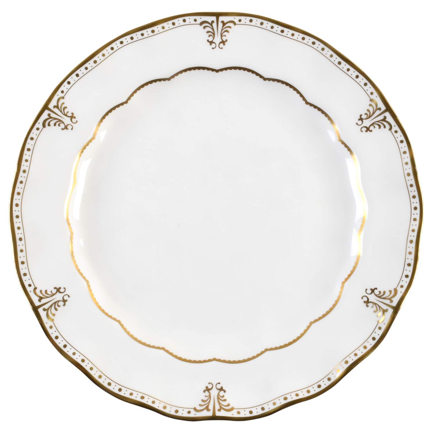 Elizabeth (Gold Trim) Service Plate (Charger) by Royal Crown Derby-1