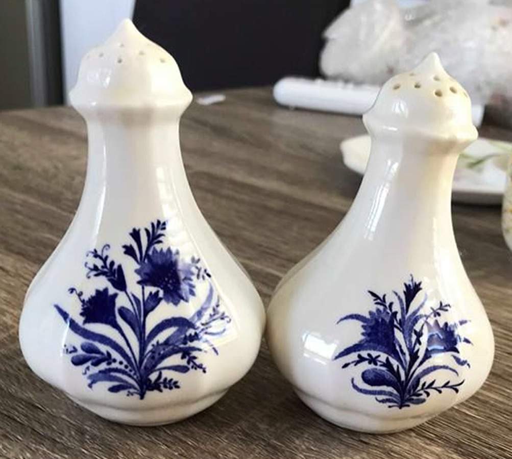Festival Blue Salt & Pepper Set by Royal Crown Derby-1