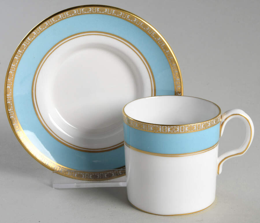 Fifth Avenue Flat Demitasse Cup & Saucer Set by Royal Crown Derby-1