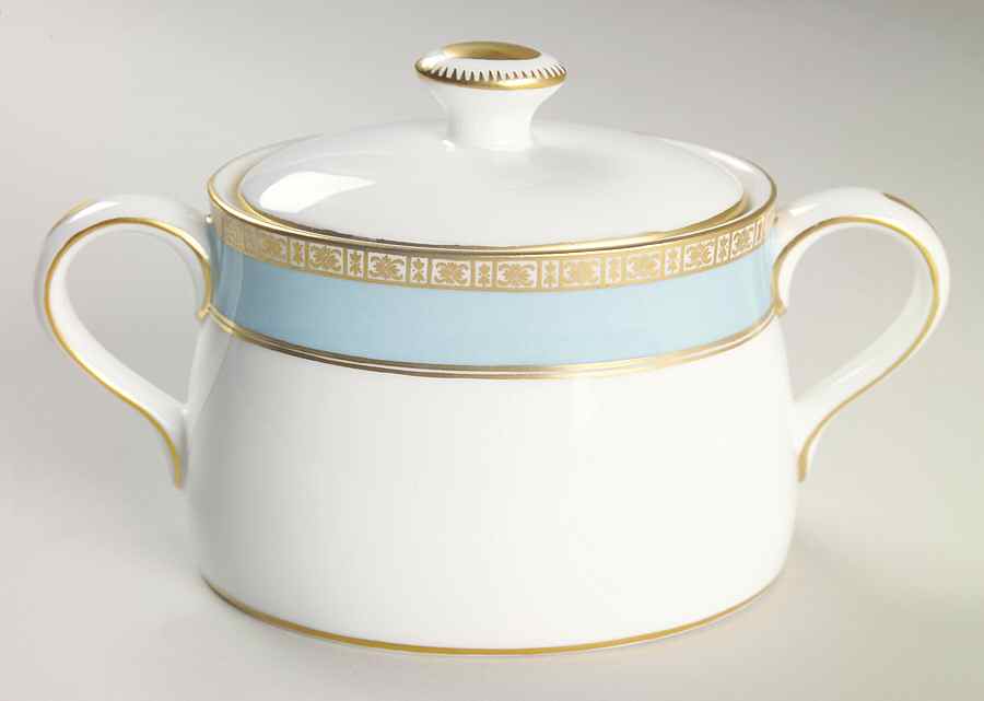 Fifth Avenue Sugar Bowl & Lid by Royal Crown Derby-1