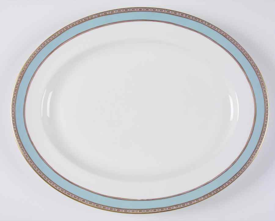 Fifth Avenue 15" Oval Serving Platter by Royal Crown Derby-1