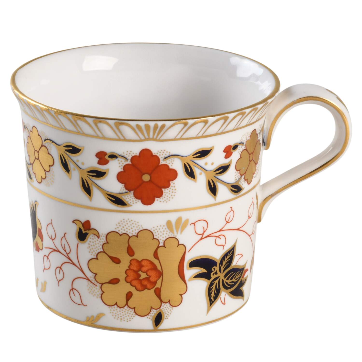 Gadroon Rose Flat Cup by Royal Crown Derby-1