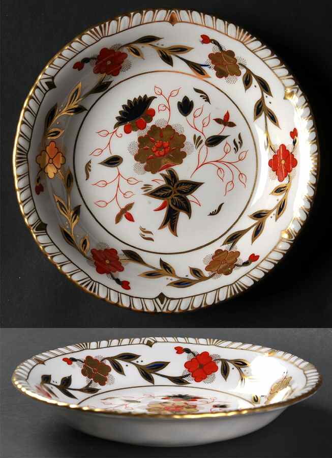 Gadroon Rose Coupe Cereal Bowl by Royal Crown Derby-1