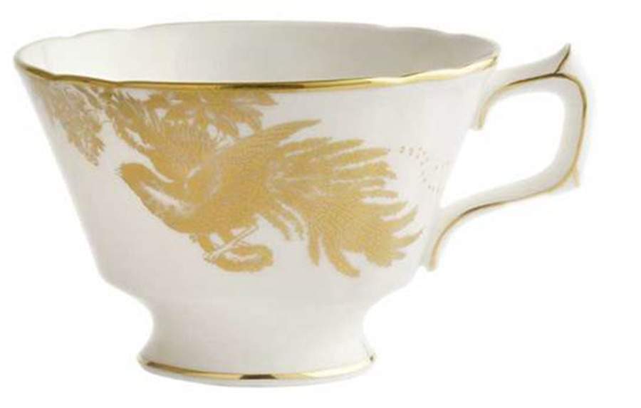 Gold Aves Footed Cup by Royal Crown Derby-1