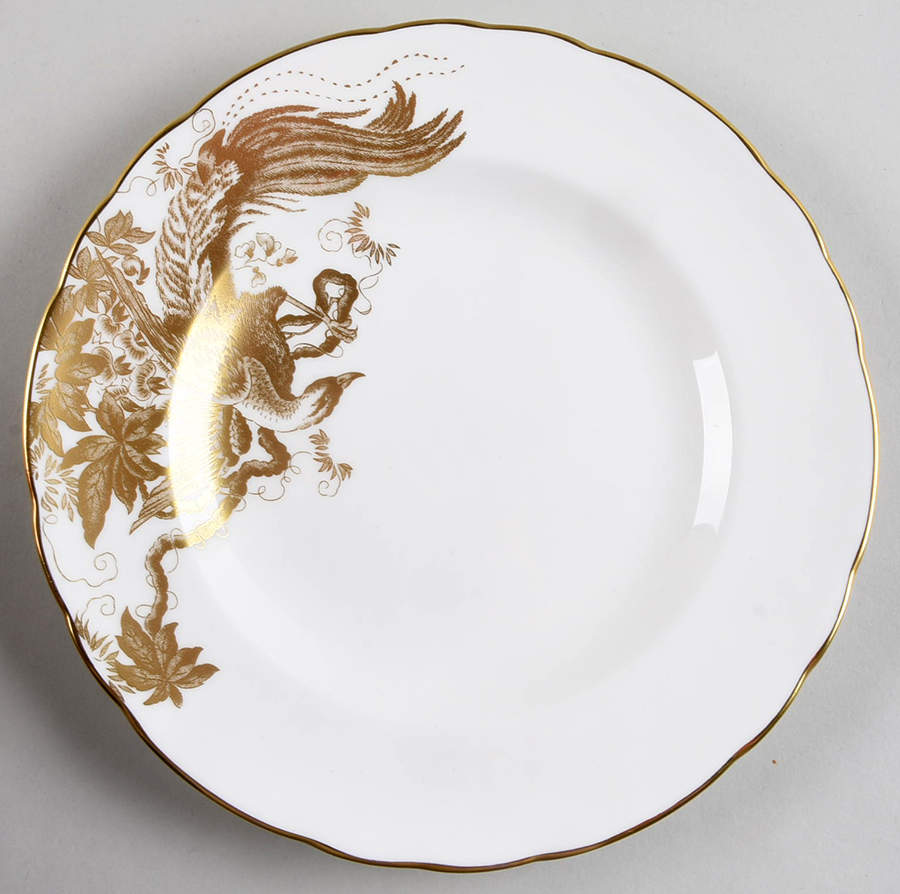 Gold Aves Accent Salad Plate by Royal Crown Derby-1