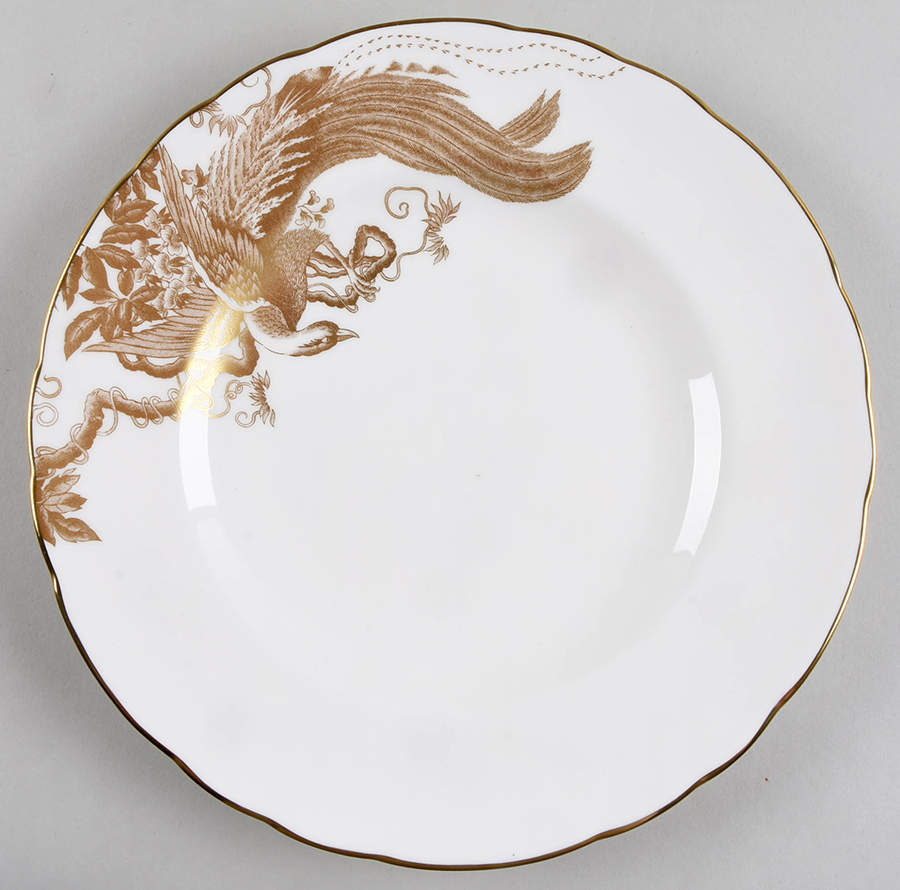 Gold Aves Dinner Plate by Royal Crown Derby-1