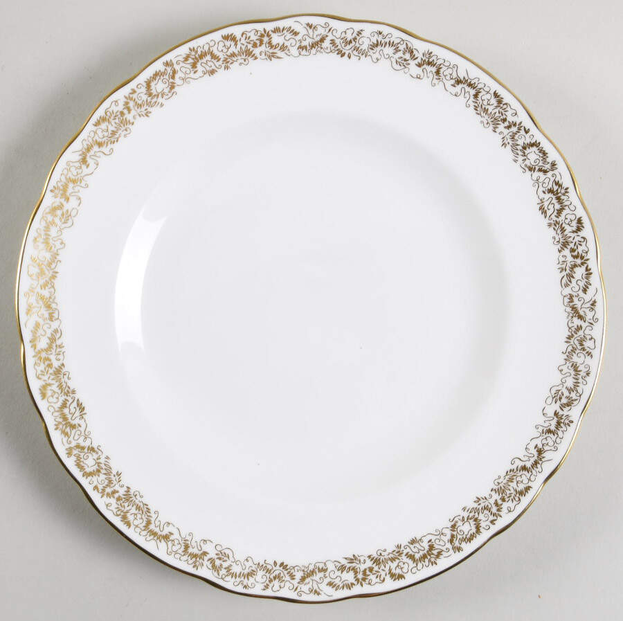 Gold Aves Salad Plate by Royal Crown Derby-1