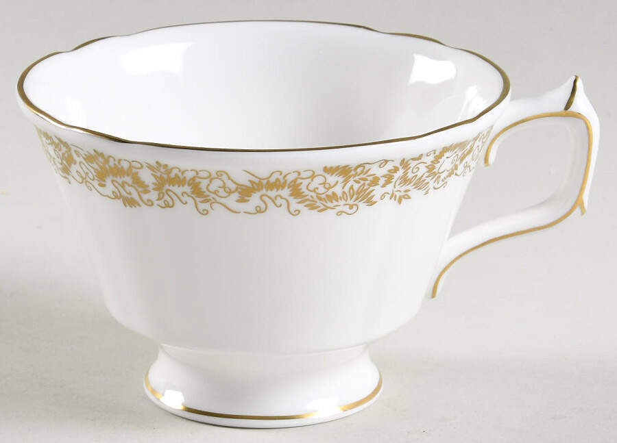 Gold Aves Footed Cup by Royal Crown Derby-1