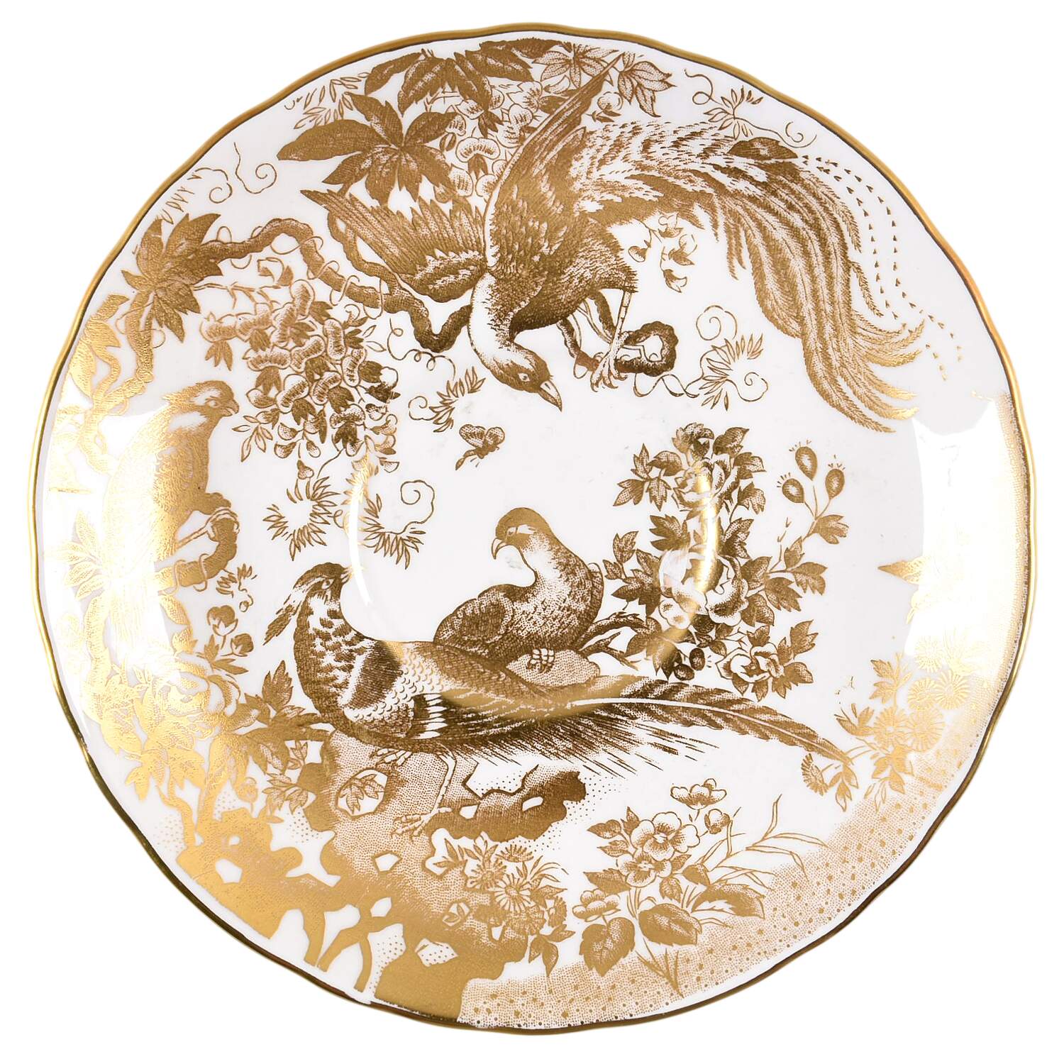 Gold Aves Saucer for Cream Soup Bowl by Royal Crown Derby-1