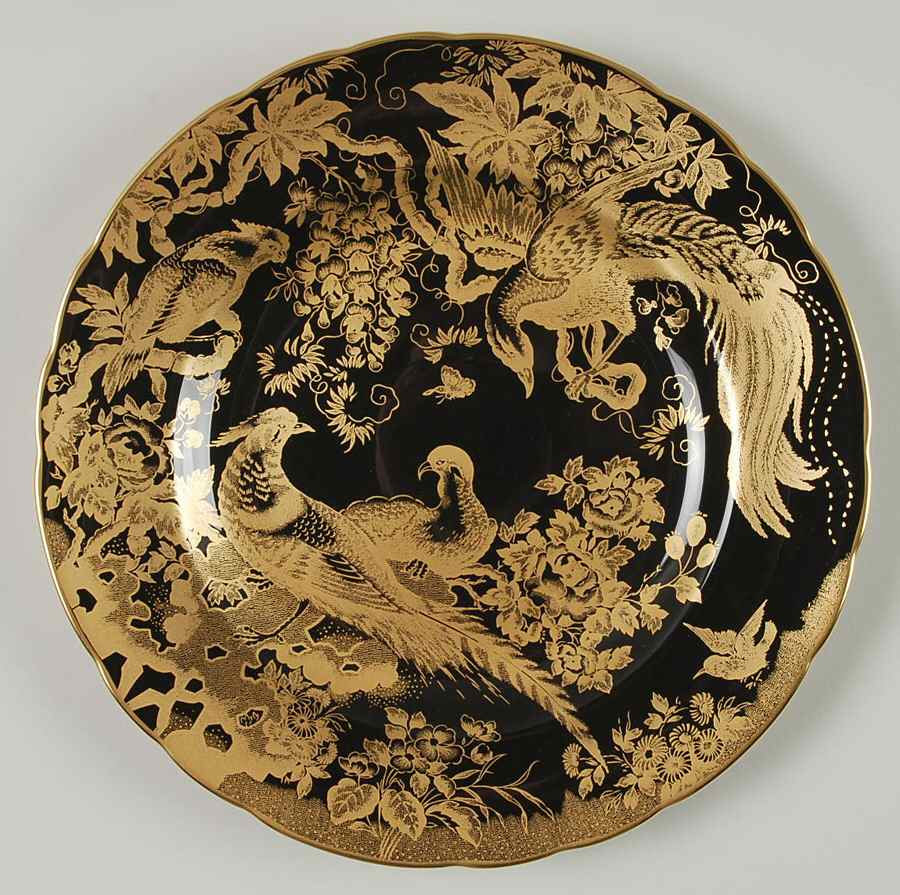 Gold Aves Accent Salad Plate by Royal Crown Derby-1