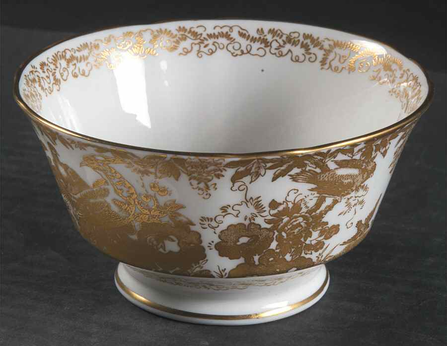 Gold Aves Open Sugar Bowl by Royal Crown Derby-1