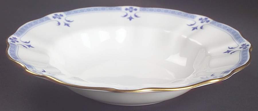 Grenville (Gold Trim) Rim Soup Bowl by Royal Crown Derby-1