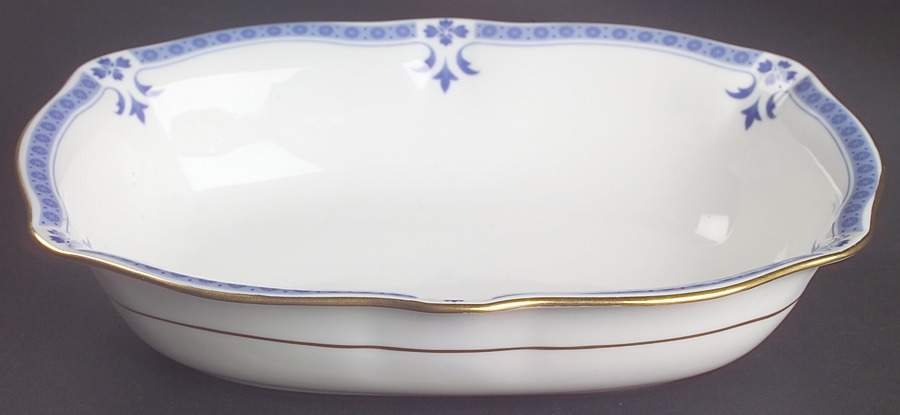 Grenville (Gold Trim) 9" Oval Vegetable Bowl by Royal Crown Derby-1