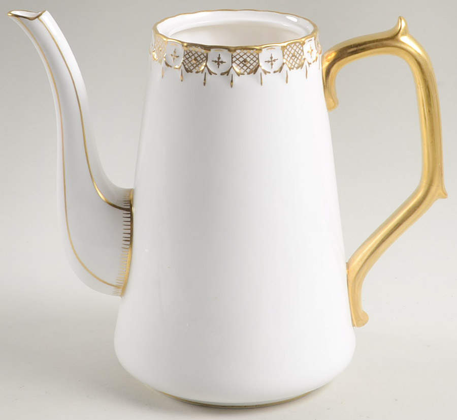 Heraldic Gold Coffee Pot No Lid by Royal Crown Derby-1