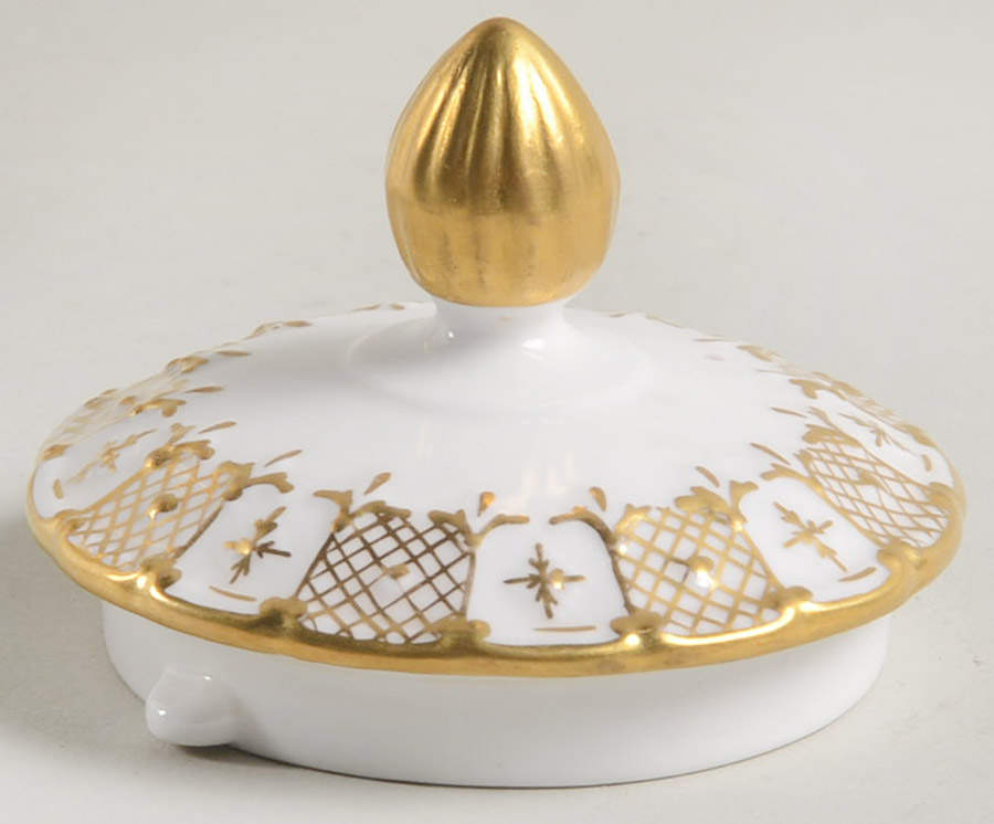 Heraldic Gold Lid for Coffee Pot by Royal Crown Derby-1