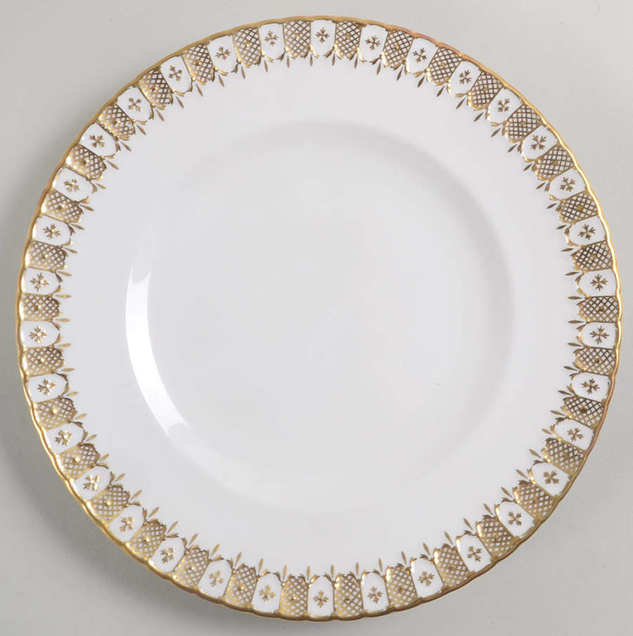 Heraldic Gold Dinner Plate by Royal Crown Derby-1