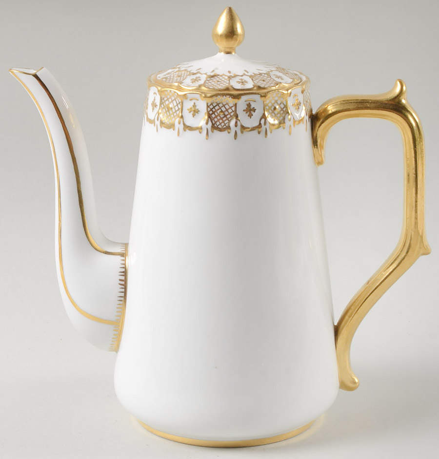 Heraldic Gold Mini Coffee Pot & Lid by Royal Crown Derby-1