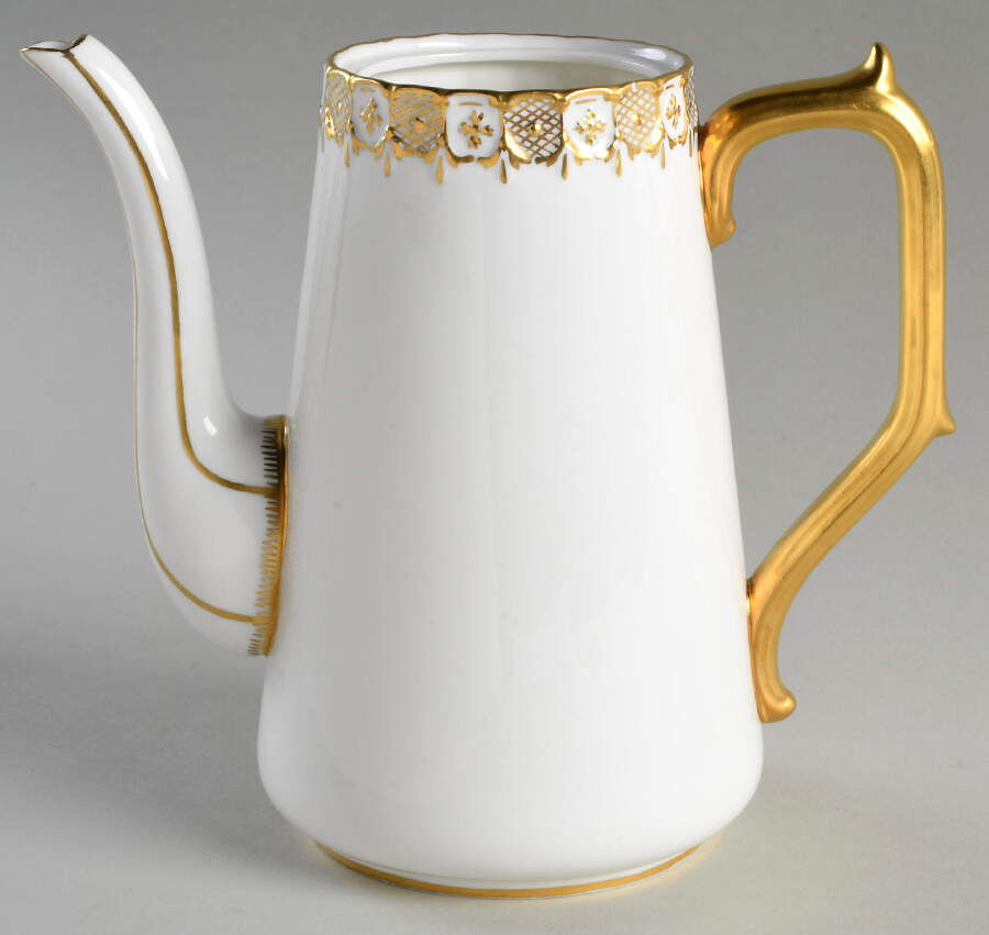 Heraldic Gold Coffee Pot No Lid by Royal Crown Derby-1