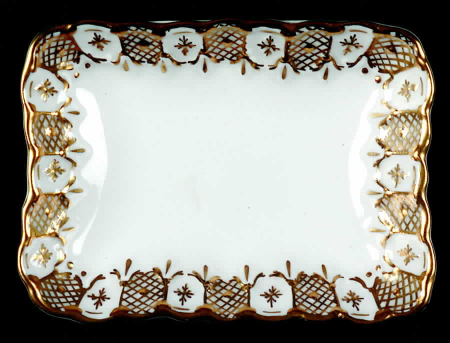 Heraldic Gold Rectangular Tray by Royal Crown Derby-1