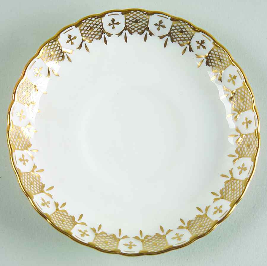 Heraldic Gold Saucer for Demitasse Cup by Royal Crown Derby-1