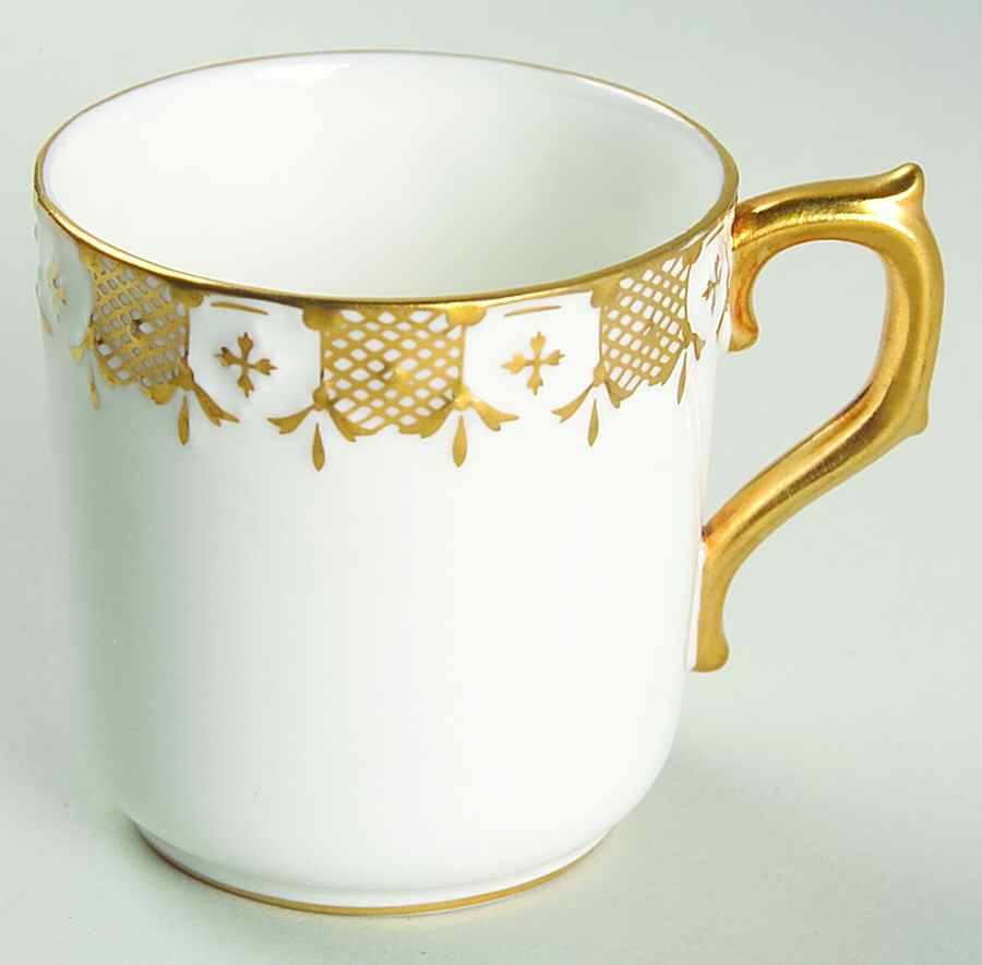 Heraldic Gold Flat Demitasse Cup by Royal Crown Derby-1
