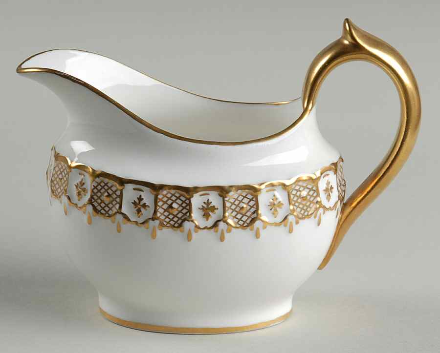 Heraldic Gold Creamer by Royal Crown Derby-1