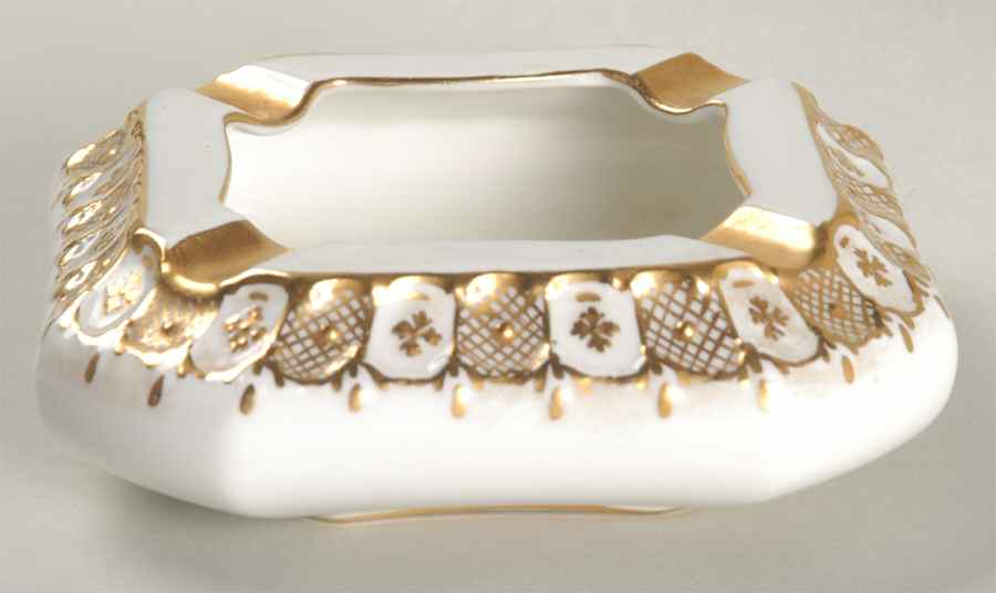 Heraldic Gold Small Ashtray by Royal Crown Derby-1