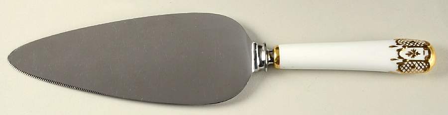 Heraldic Gold Pie & Cake Server with Stainless Blade by Royal Crown Derby-1