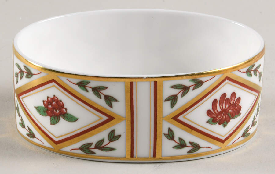 Honeysuckle Oval Box No Lid by Royal Crown Derby-1