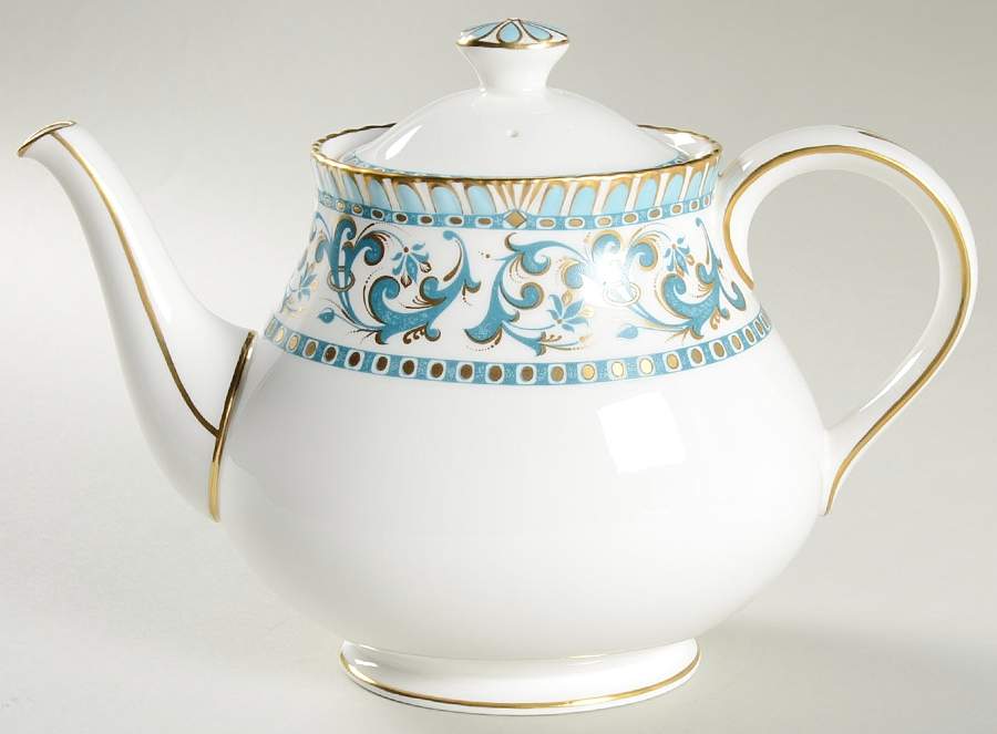 Imperia Teapot & Lid by Royal Crown Derby-1
