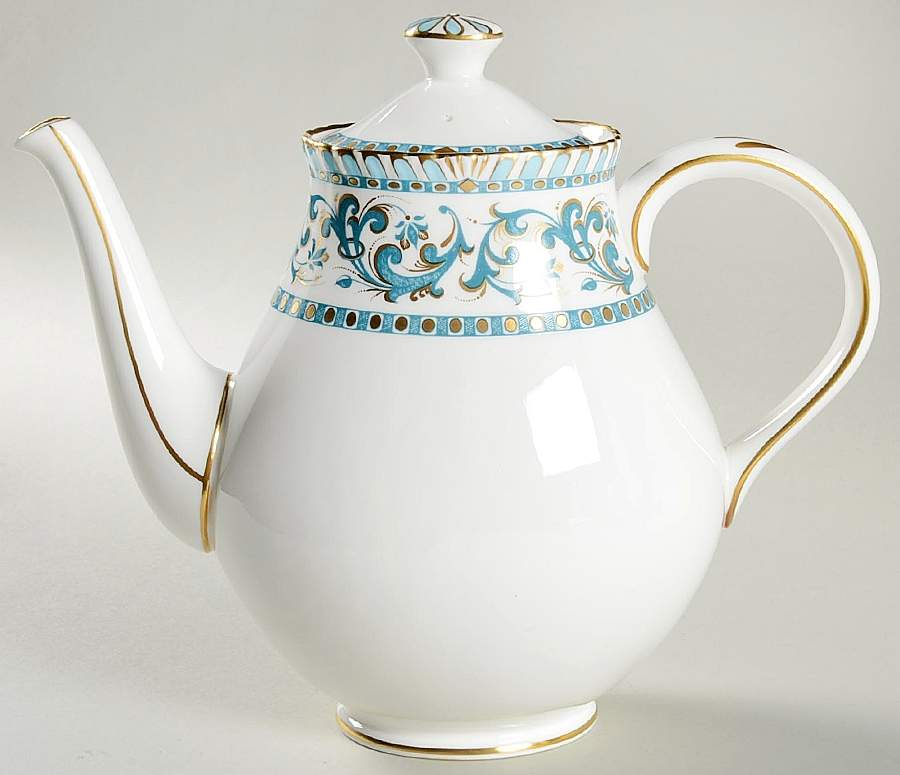 Imperia Coffee Pot & Lid by Royal Crown Derby-1