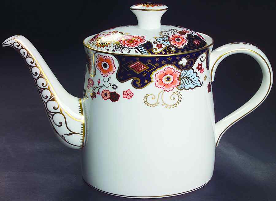 Imperial Palace Teapot & Lid by Royal Crown Derby-1