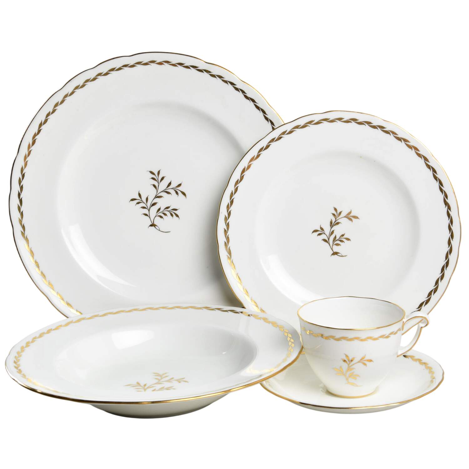 Inglesby 5 Piece Place Setting by Royal Crown Derby-1