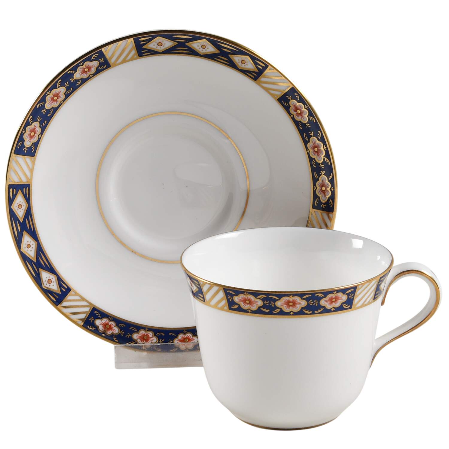 Kedleston Flat Cup & Saucer Set by Royal Crown Derby-1