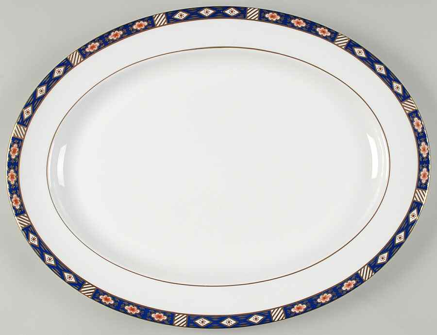 Kedleston 16" Oval Serving Platter by Royal Crown Derby-1