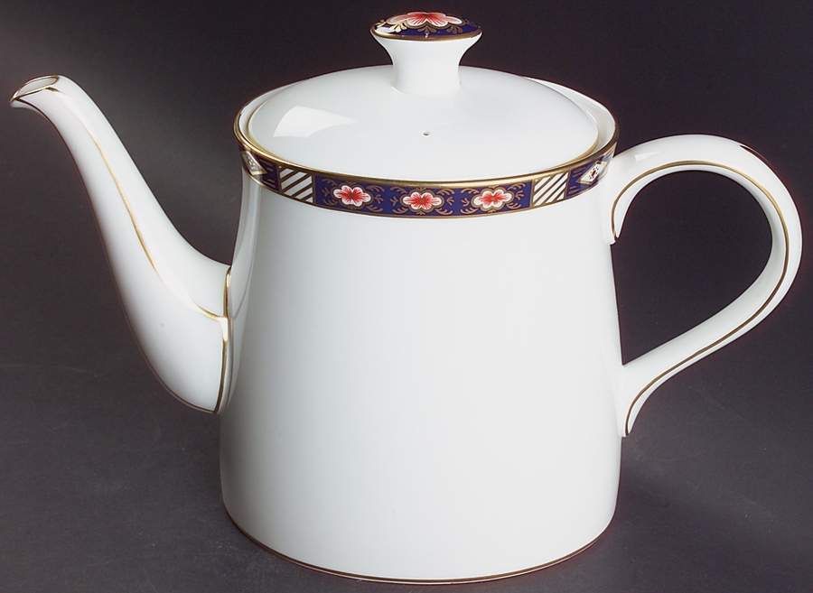 Kedleston Teapot & Lid by Royal Crown Derby-1
