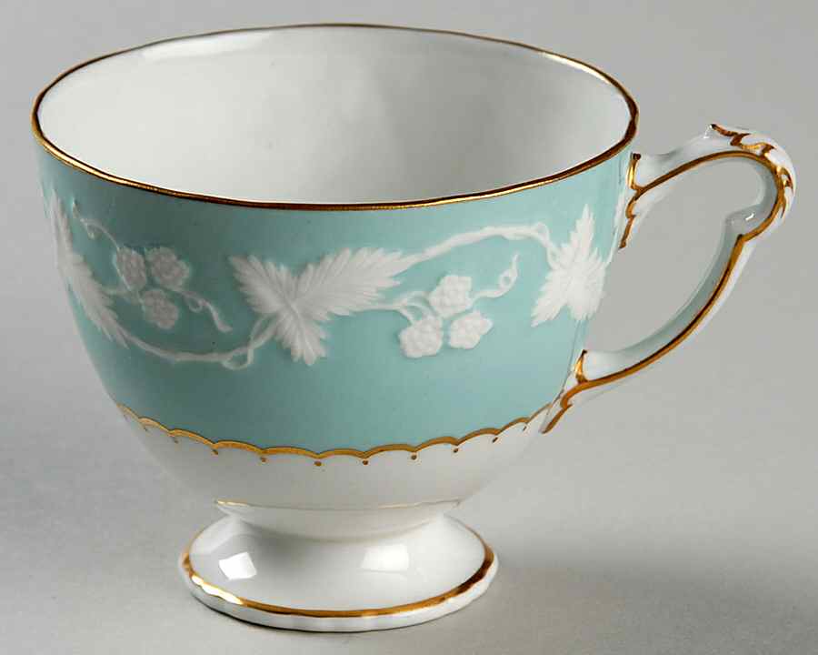 Kendal Celadon Footed Cup by Royal Crown Derby-1