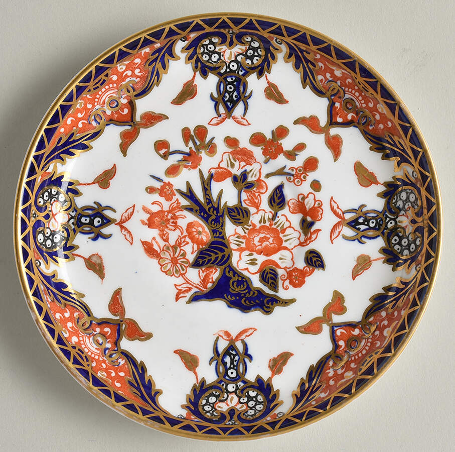 Kings (Newer Backstamp) Saucer for Flat Demitasse Cup by Royal Crown Derby-1